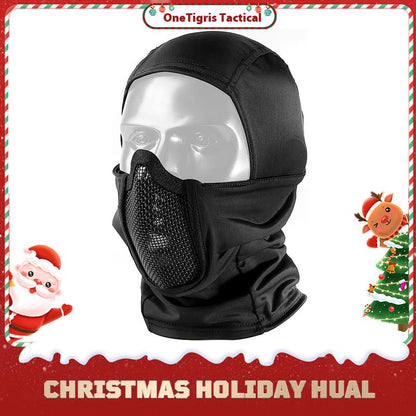 Onetigris Balaclava Mesh Mask, Ninja Mask with Full Face Protection for Outdoor