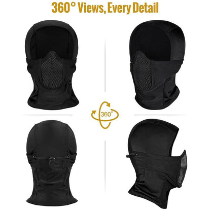 Onetigris Balaclava Mesh Mask, Ninja Mask with Full Face Protection for Outdoor